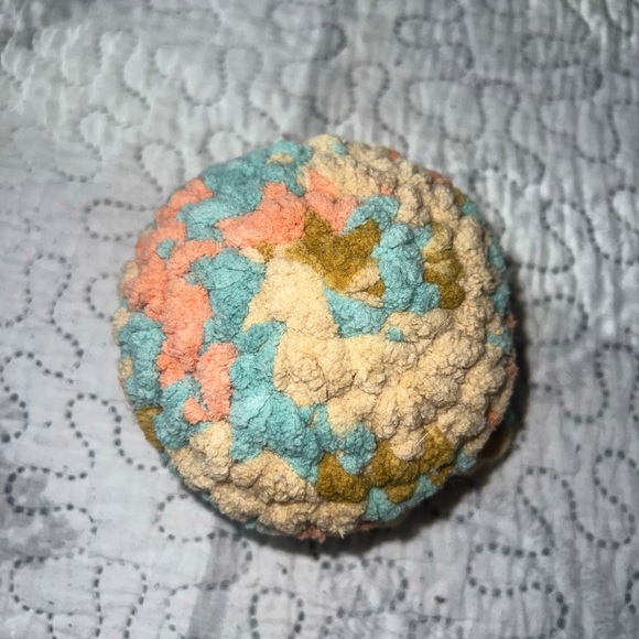 Handmade Multicolour Crochet Octopus - Picture 3 of 4